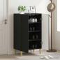 Preview: ARDEBO.de - Schuhschrank ARNHEM 59,5 x 39,5 x 90 cm Holzwerkstoff Schwarz