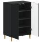 Preview: Schuhschrank ARNHEM 59,5 x 39,5 x 90 cm Holzwerkstoff Schwarz