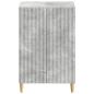 Preview: Schuhschrank ARNHEM 59,5 x 39,5 x 90 cm Holzwerkstoff Betongrau