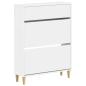 Preview: Schuhschrank ARNHEM 78 x 24 x 103 cm Holzwerkstoff Weiß
