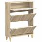 Preview: Schuhschrank ARNHEM 78 x 24 x 103 cm Holzwerkstoff Sonoma-Eiche