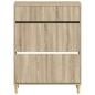 Preview: Schuhschrank ARNHEM 78 x 24 x 103 cm Holzwerkstoff Sonoma-Eiche