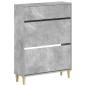 Preview: Schuhschrank ARNHEM 78 x 24 x 103 cm Holzwerkstoff Betongrau