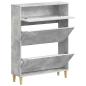 Preview: Schuhschrank ARNHEM 78 x 24 x 103 cm Holzwerkstoff Betongrau