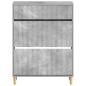 Preview: Schuhschrank ARNHEM 78 x 24 x 103 cm Holzwerkstoff Betongrau