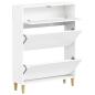 Preview: Schuhschrank ARNHEM 78 x 24 x 103 cm Holzwerkstoff