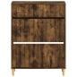 Preview: Schuhschrank ARNHEM 78 x 24 x 103 cm Holzwerkstoff Räuchereiche