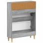 Preview: Schuhschrank ARNHEM 78 x 24 x 103 cm Holzwerkstoff Sonoma-Grau