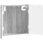 Preview: Dartboard Schrank ARNHEM Sonoma-Grau 52,5 x 10,5 x 53,5 cm
