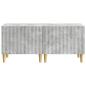 Preview: TV-Schrank Betongrau Holzwerkstoff