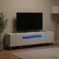 Preview: LED-TV-Schrank ARNHEM 153 x 35 x 43 cm Weiß Holzwerkstoff