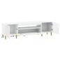 Preview: LED-TV-Schrank ARNHEM 153 x 35 x 43 cm Weiß Holzwerkstoff