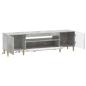 Preview: LED-TV-Schrank Betongrau Holzwerkstoff