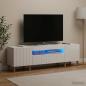Preview: LED-TV-Schrank ARNHEM 153 x 35 x 43 cm Hochglanz Weiß
