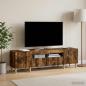 Preview: LED-TV-Schrank ARNHEM 153 x 35 x 43 cm Raucheiche Holzwerkstoff