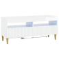 Preview: LED-TV-Schrank ARNHEM 100 x 35 x 43 cm Hochglanz Weiß
