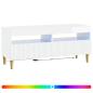 Preview: LED-TV-Schrank ARNHEM 100 x 35 x 43 cm Hochglanz Weiß