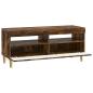 Preview: LED-TV-Schrank ARNHEM 100 x 35 x 43 cm Raucheiche Holzwerkstoff
