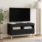 Preview: LED-TV-Schrank ARNHEM 81 x 35 x 43 cm Schwarz Holzwerkstoff