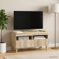 Preview: ARDEBO.de - LED-TV-Schrank ARNHEM 81 x 35 x 43 cm Sonoma-Eiche