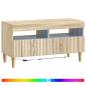 Preview: LED-TV-Schrank ARNHEM 81 x 35 x 43 cm Sonoma-Eiche