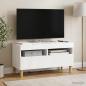 Preview: ARDEBO.de - LED-TV-Schrank ARNHEM 81 x 35 x 43 cm Hochglanz Weiß