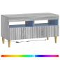 Preview: LED-TV-Schrank ARNHEM 81 x 35 x 43 cm Sonoma-Grau Holzwerkstoff