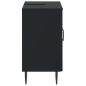 Preview: Waschbeckenschrank HAARLEM Schwarz 59,5 x 31,5 x 59 cm