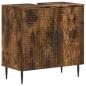 Preview: Waschbeckenschrank HAARLEM Raucheiche 59,5 x 31,5 x 59 cm