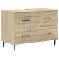 Preview: ARDEBO.de - Waschbeckenschrank HAARLEM Sonoma-Eiche 82 x 41 x 58,5 cm