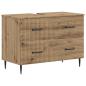 Preview: Waschbeckenschrank HAARLEM Artisan-Eiche 82 x 41 x 58,5 cm
