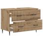 Preview: Waschbeckenschrank HAARLEM Artisan-Eiche 82 x 41 x 58,5 cm