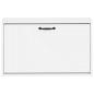 Preview: Wandmontierter Schuhschrank HAARLEM 71 x 17 x 43 cm Weiß