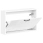Preview: Wandmontierter Schuhschrank HAARLEM 71 x 17 x 43 cm