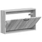 Preview: Wandmontierter Schuhschrank HAARLEM 71 x 17 x 43 cm Sonoma-Grau