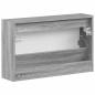 Preview: Wandmontierter Schuhschrank HAARLEM 71 x 17 x 43 cm Sonoma-Grau