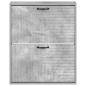 Preview: Wandmontierter Schuhschrank HAARLEM 71 x 17 x 86 cm Betongrau