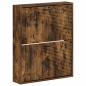 Preview: ARDEBO.de - Wandmontierter Schuhschrank HAARLEM 71 x 17 x 86 cm Raucheiche