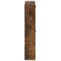 Preview: Wandmontierter Schuhschrank HAARLEM 71 x 17 x 86 cm Raucheiche