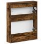 Preview: Wandmontierter Schuhschrank HAARLEM 71 x 17 x 86 cm Raucheiche