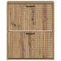 Preview: Wandmontierter Schuhschrank HAARLEM 71 x 17 x 86 cm