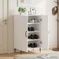 Preview: ARDEBO.de - Schuhschrank HAARLEM 59,5 x 39,5 x 89,5 cm Holzwerkstoff Weiß