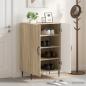 Preview: ARDEBO.de - Schuhschrank HAARLEM 59,5 x 39,5 x 89,5 cm Holzwerkstoff