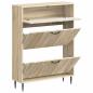 Preview: Schuhschrank HAARLEM 78 x 24 x 103 cm Holzwerkstoff