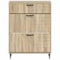 Preview: Schuhschrank HAARLEM 78 x 24 x 103 cm Holzwerkstoff