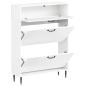 Preview: Schuhschrank HAARLEM 78 x 24 x 103 cm Holzwerkstoff