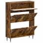 Preview: Schuhschrank HAARLEM 78 x 24 x 103 cm Holzwerkstoff