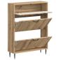 Preview: Schuhschrank HAARLEM 78 x 24 x 103 cm Holzwerkstoff