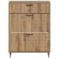 Preview: Schuhschrank HAARLEM 78 x 24 x 103 cm Holzwerkstoff