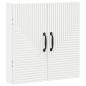 Preview: Dartboard Schrank HAARLEM Wei? 52,5 x 10,5 x 53,5 cm